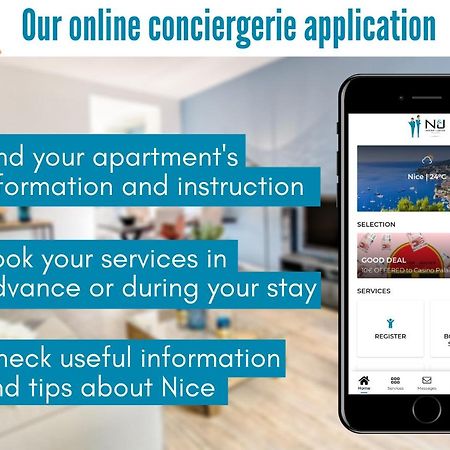 Nestor&Jeeves - Square Promenade - Central - Direct Access Sea Apartman Nizza Kültér fotó